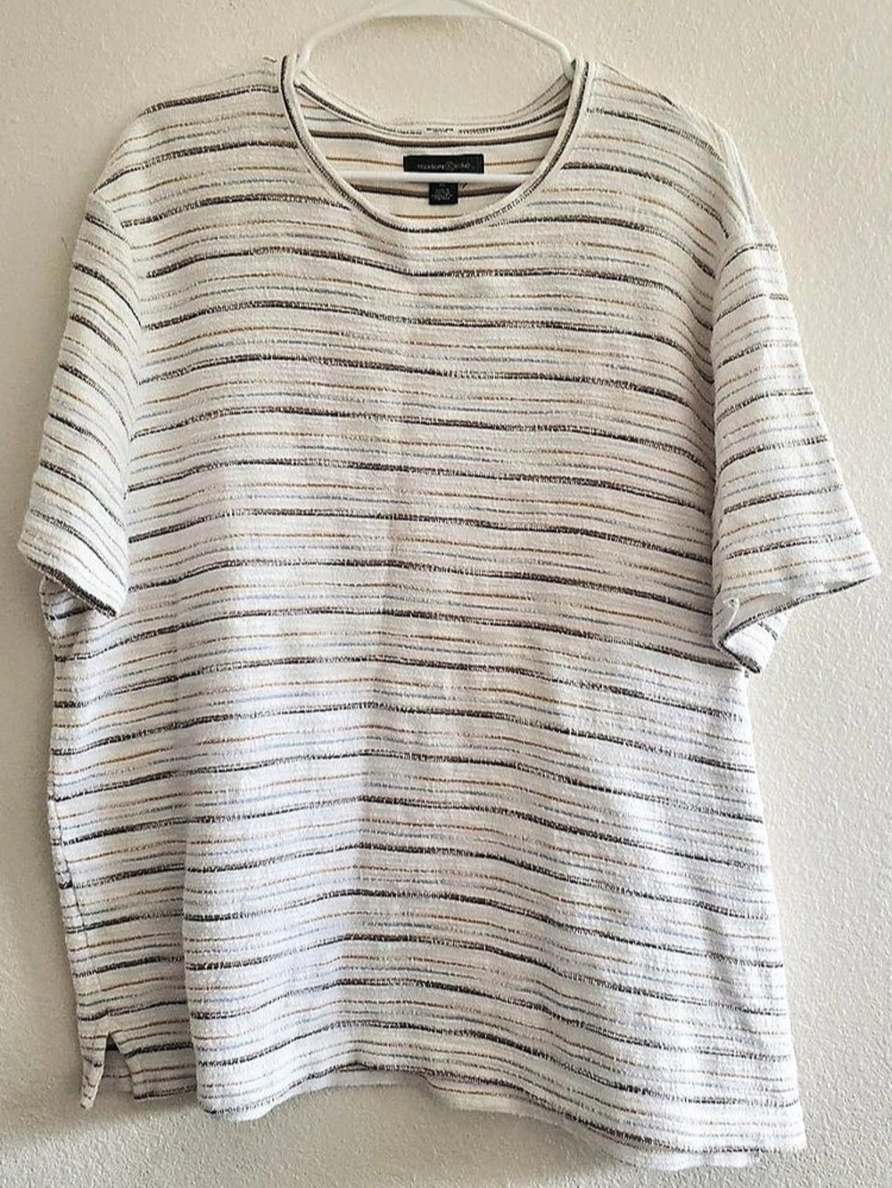 Treasure & Bond Striped Short Sleeve Top in XL Like New